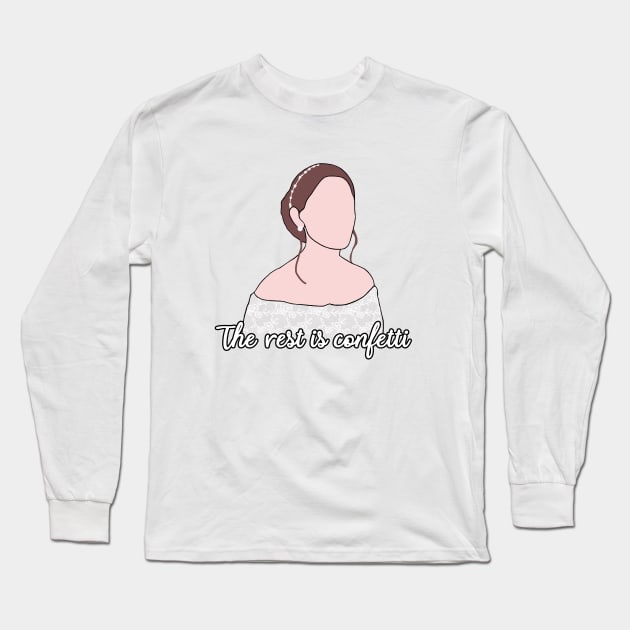 the rest is confetti Long Sleeve T-Shirt by aluap1006